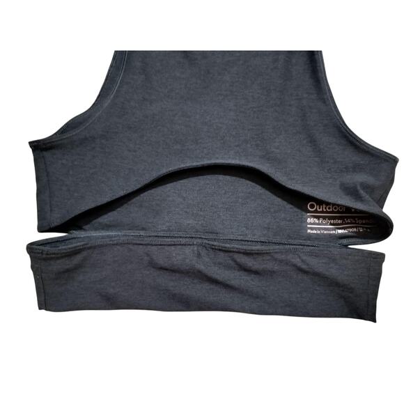 Outdoor Voices womens slashback crop tank top dark blue size S - Picture 5 of 8